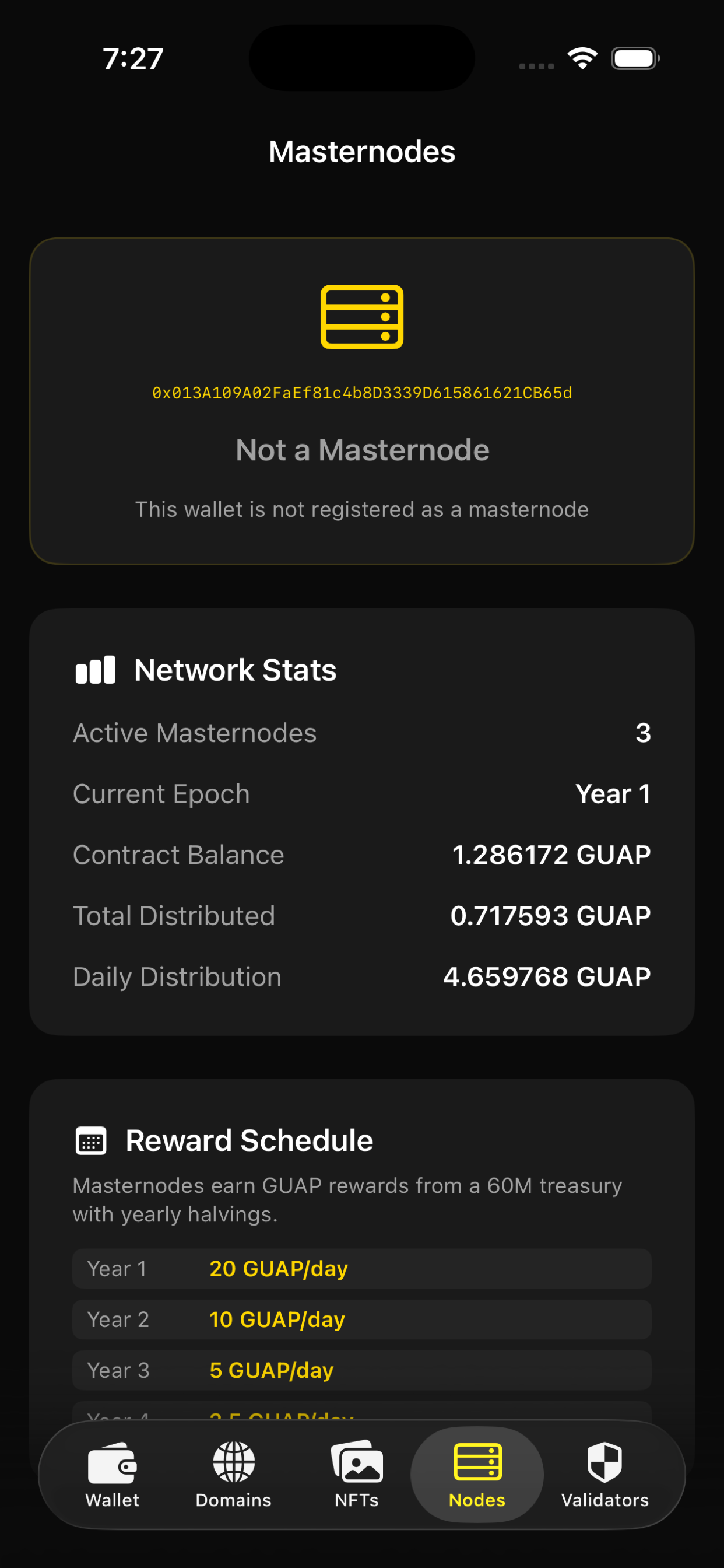 Masternodes