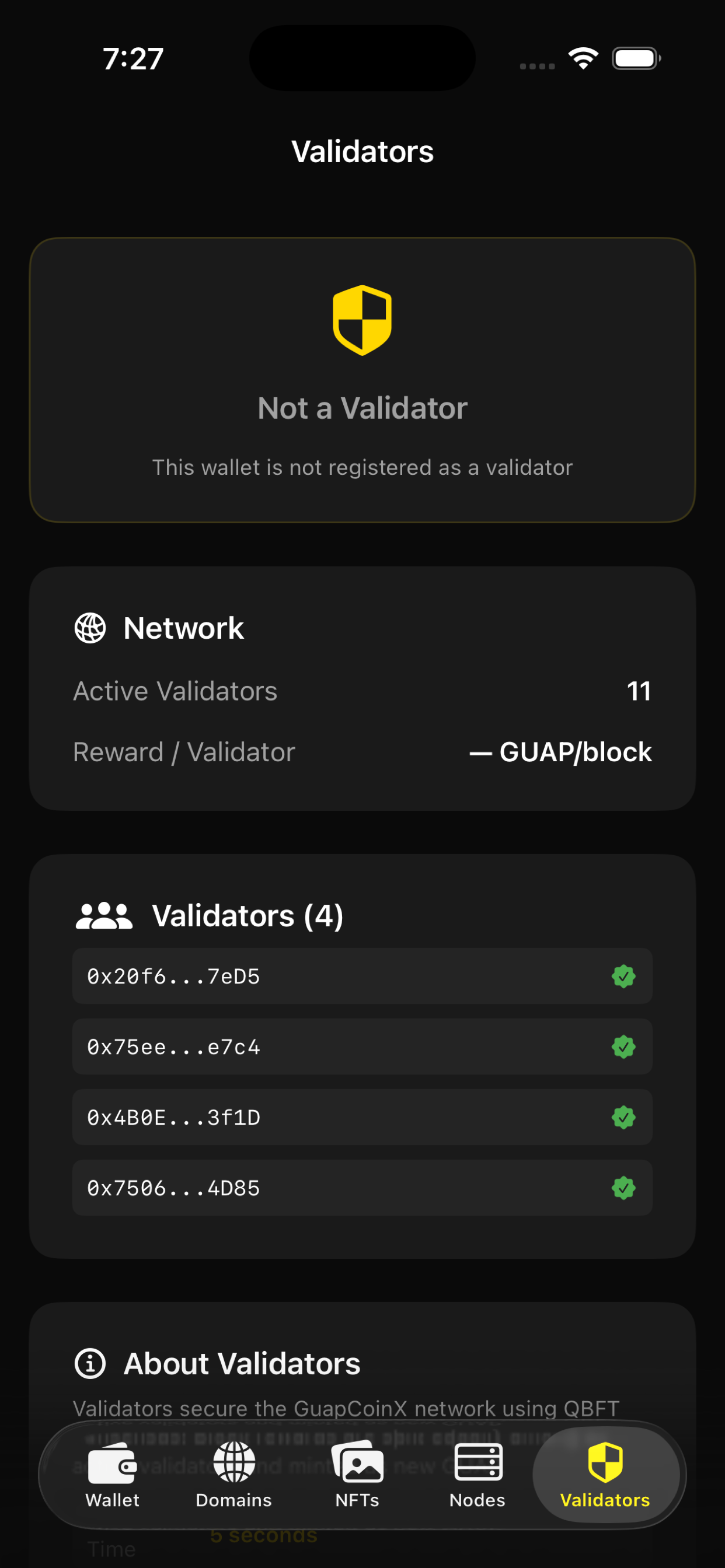 Validators
